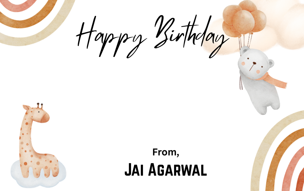 Customized Gift Tag Stickers for Happy Birthday (Pack of 100)