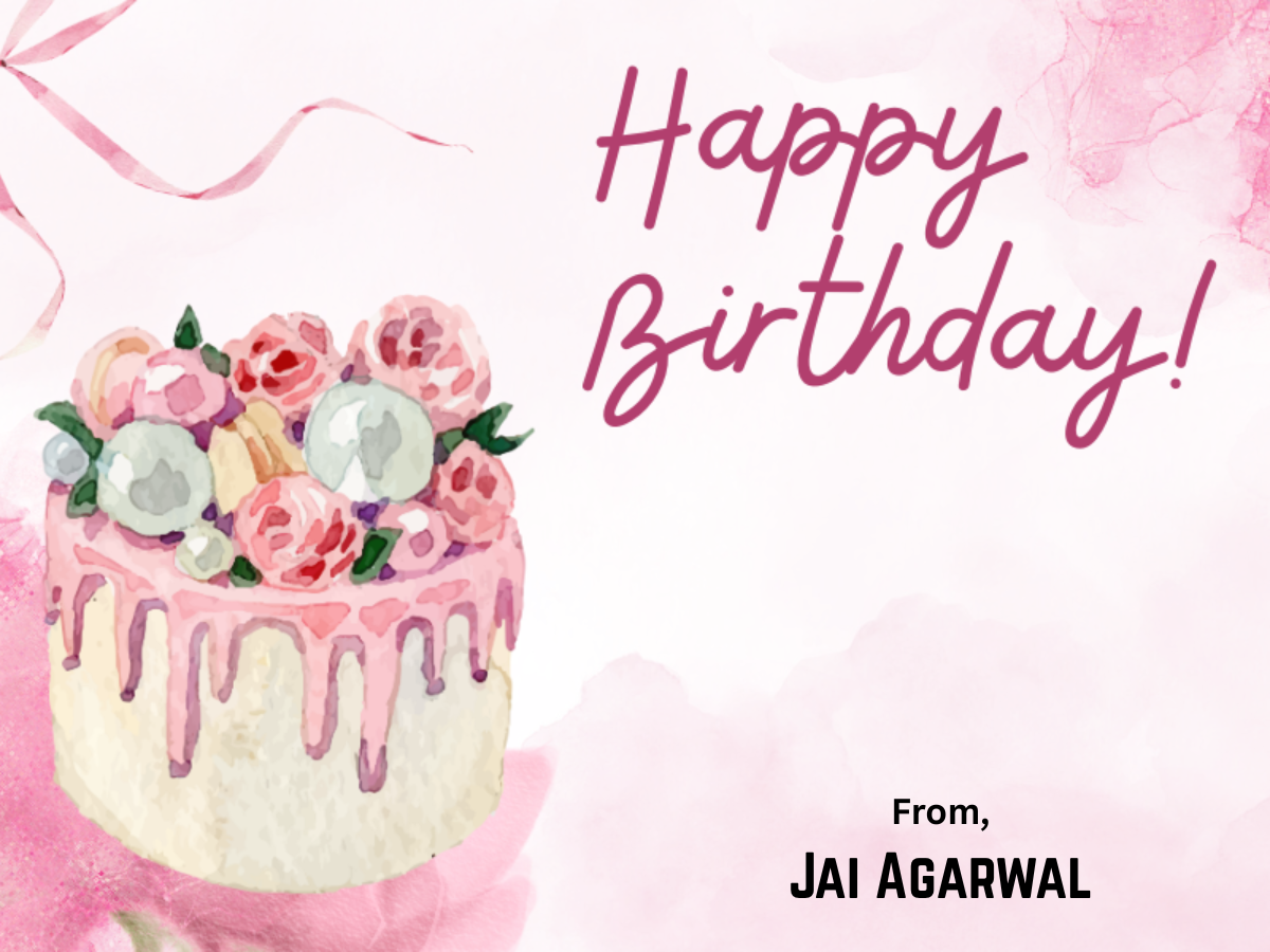 Customized Gift Tag Cards for Happy Birthday (Pack of 100)