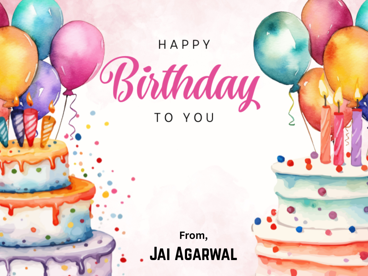 Customized Gift Tag Cards for Happy Birthday (Pack of 100)