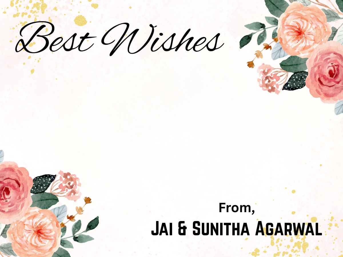 Customized Gift Tag Cards for Best Wishes (Pack of 100)