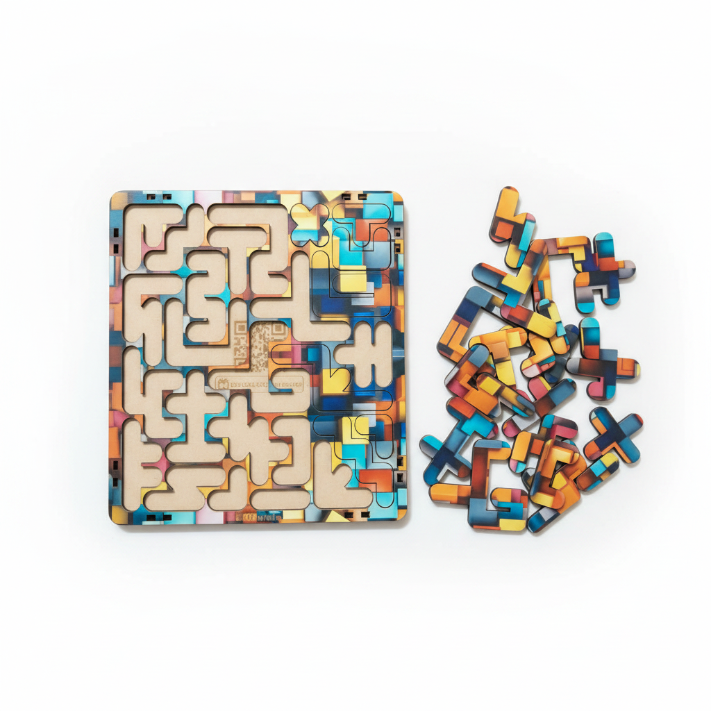 2-in-1 Puzzle – Clean White