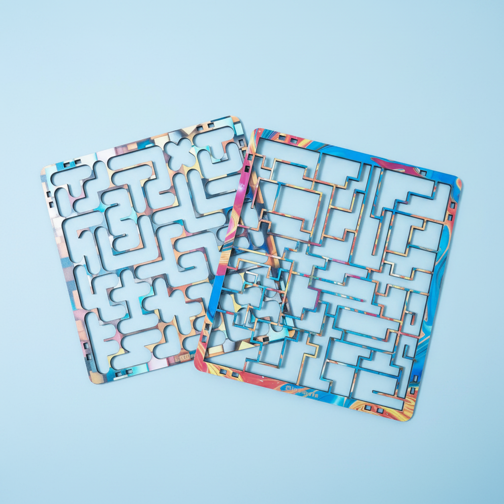 2-in-1 Puzzle – Pastel Blue