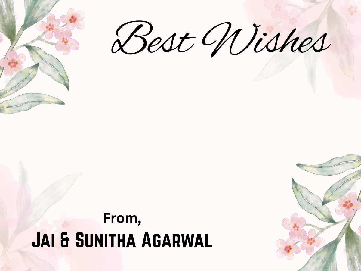 Customized Gift Tag Cards for Best Wishes (Pack of 100)