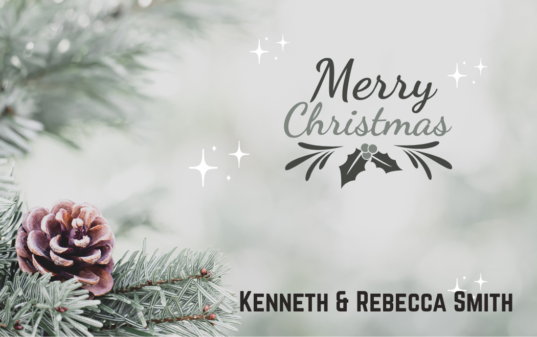 Customized Gift Tag Cards / Stickers for Merry Christmas (Pack of 100)