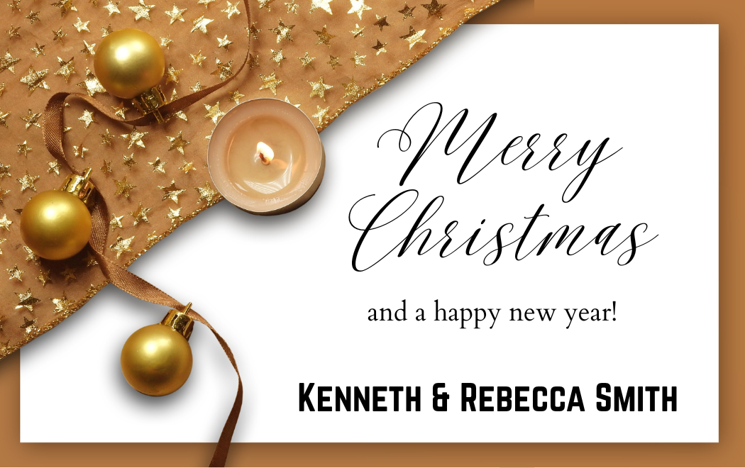 Customized Gift Tag Cards / Stickers for Merry Christmas (Pack of 100)