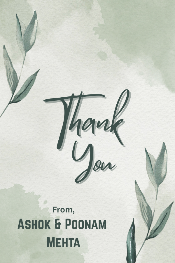 Customized Gift Tag Cards for Thank You (Pack of 100)