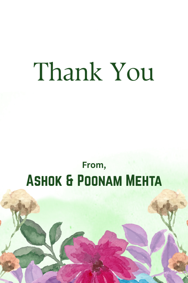 Customized Gift Tag Cards for Thank You (Pack of 100)