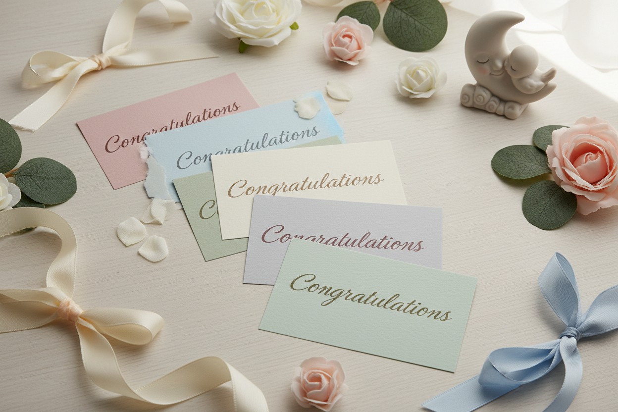 Baby Shower Gift Tags - Congratulations