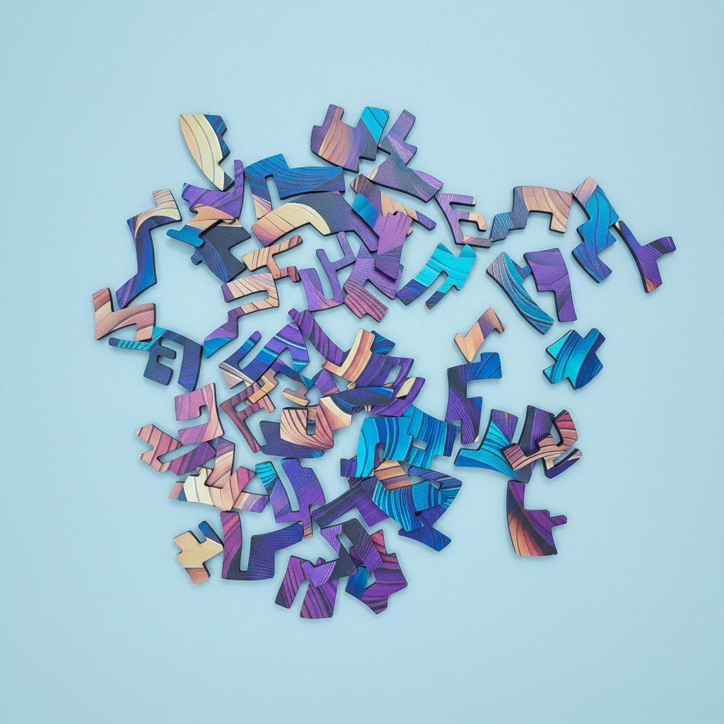Be-Wave Puzzle – Pastel Blue
