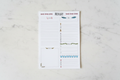 Boho Planner on White Marble