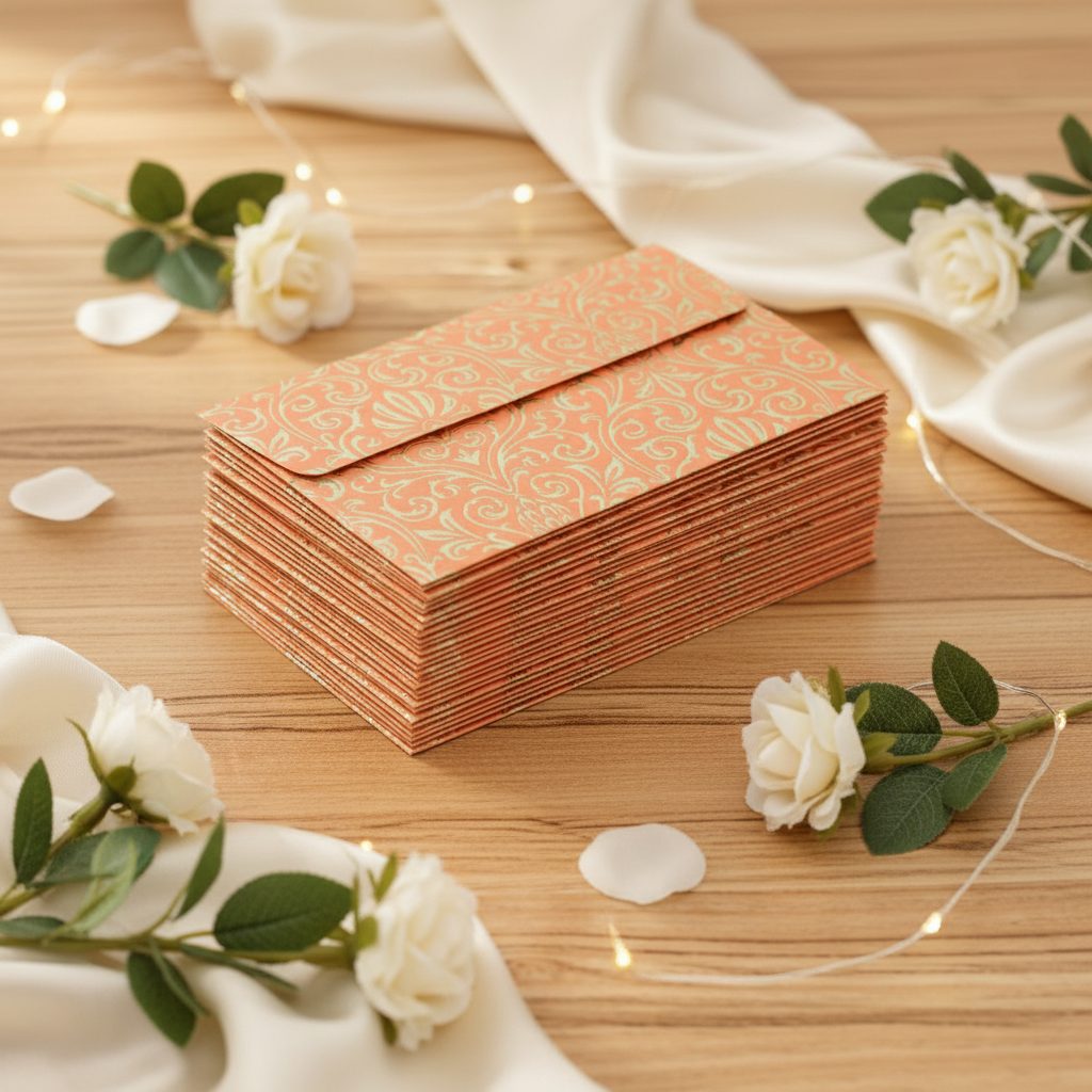 Coral Gilded Stacked