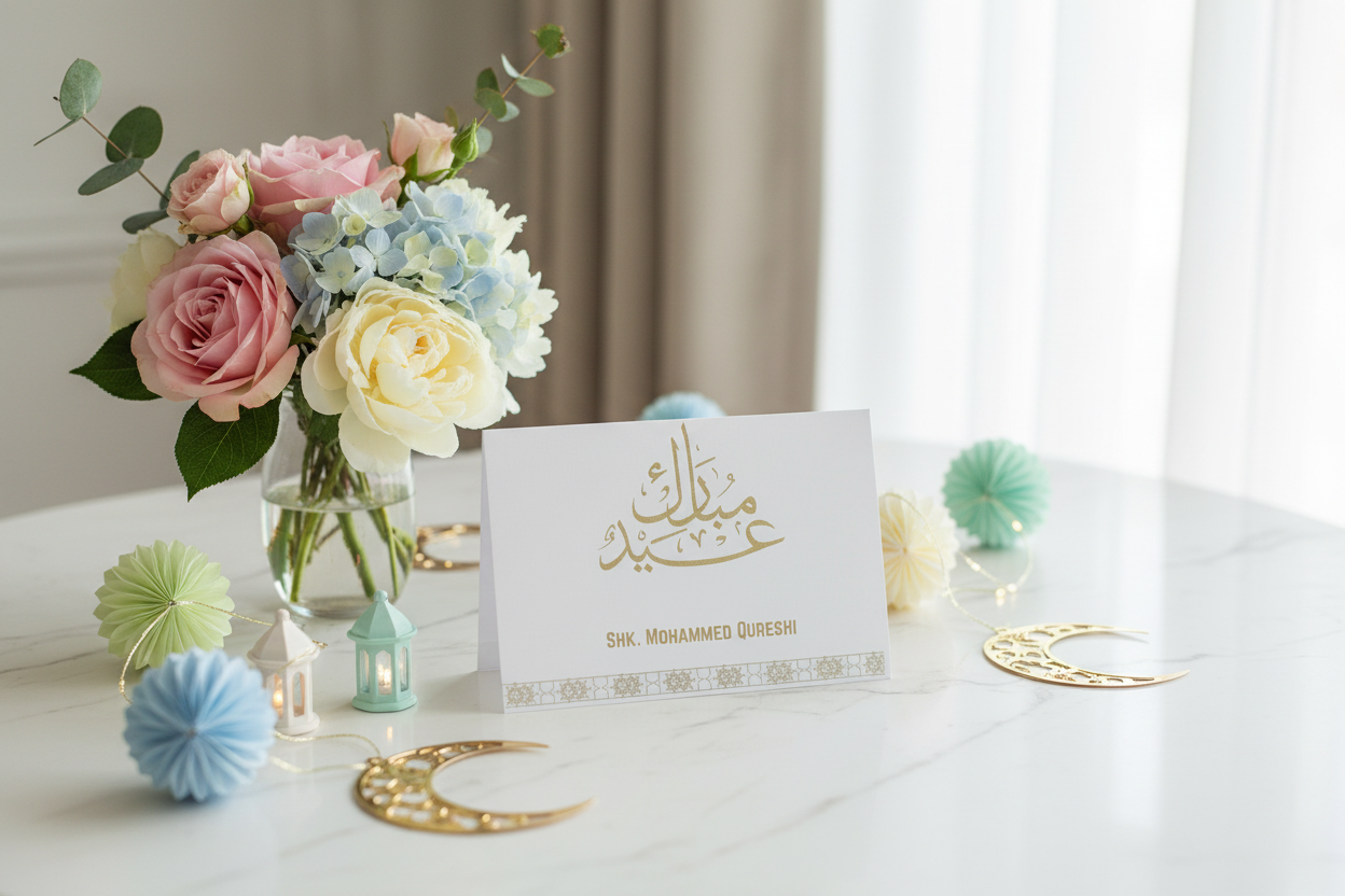 Customized Eid Envelope - Modern Setting