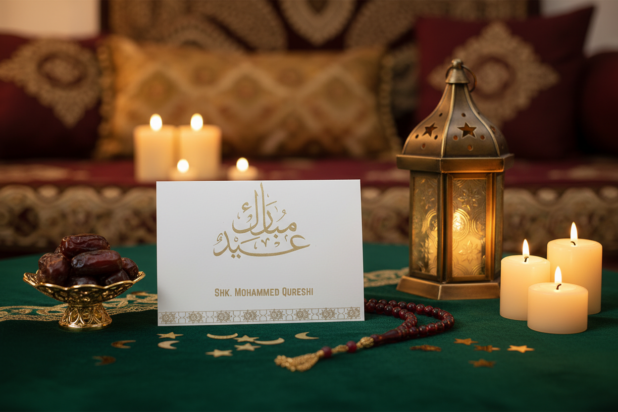 Customized Eid Envelope - Traditional Setting