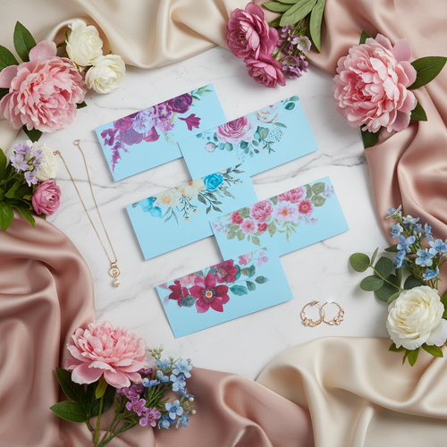 Daydream Envelope Stack on Marble