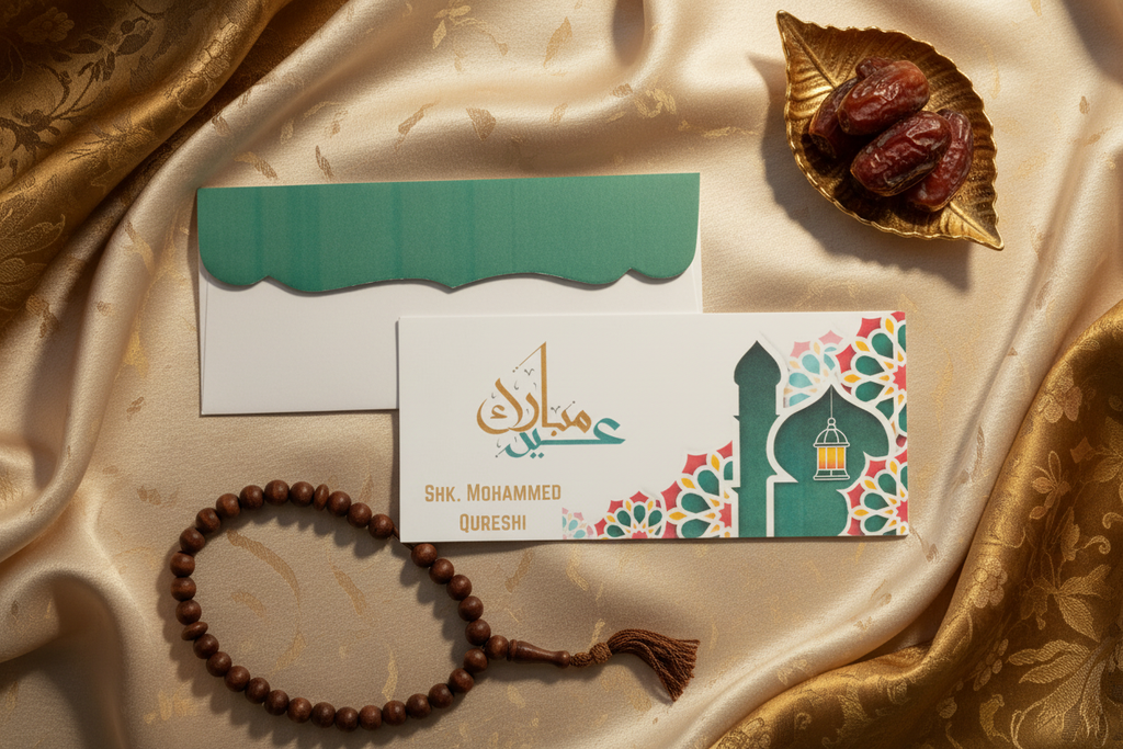 Eid Mubarak Envelope - Luxe Overhead