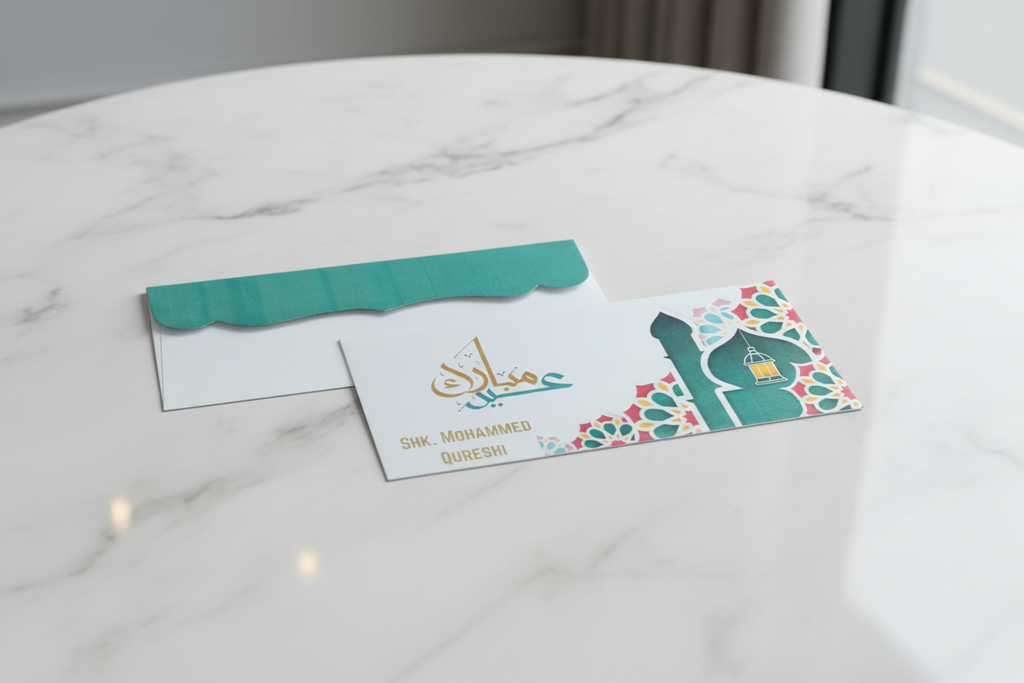 Eid Mubarak Envelope - Modern Setting