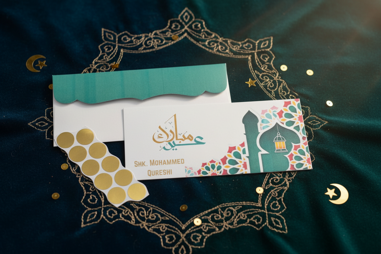 Eid Mubarak Envelope - Traditional Setting