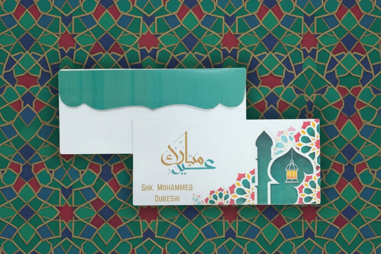 Eid Mubarak Envelope - Traditional Setting