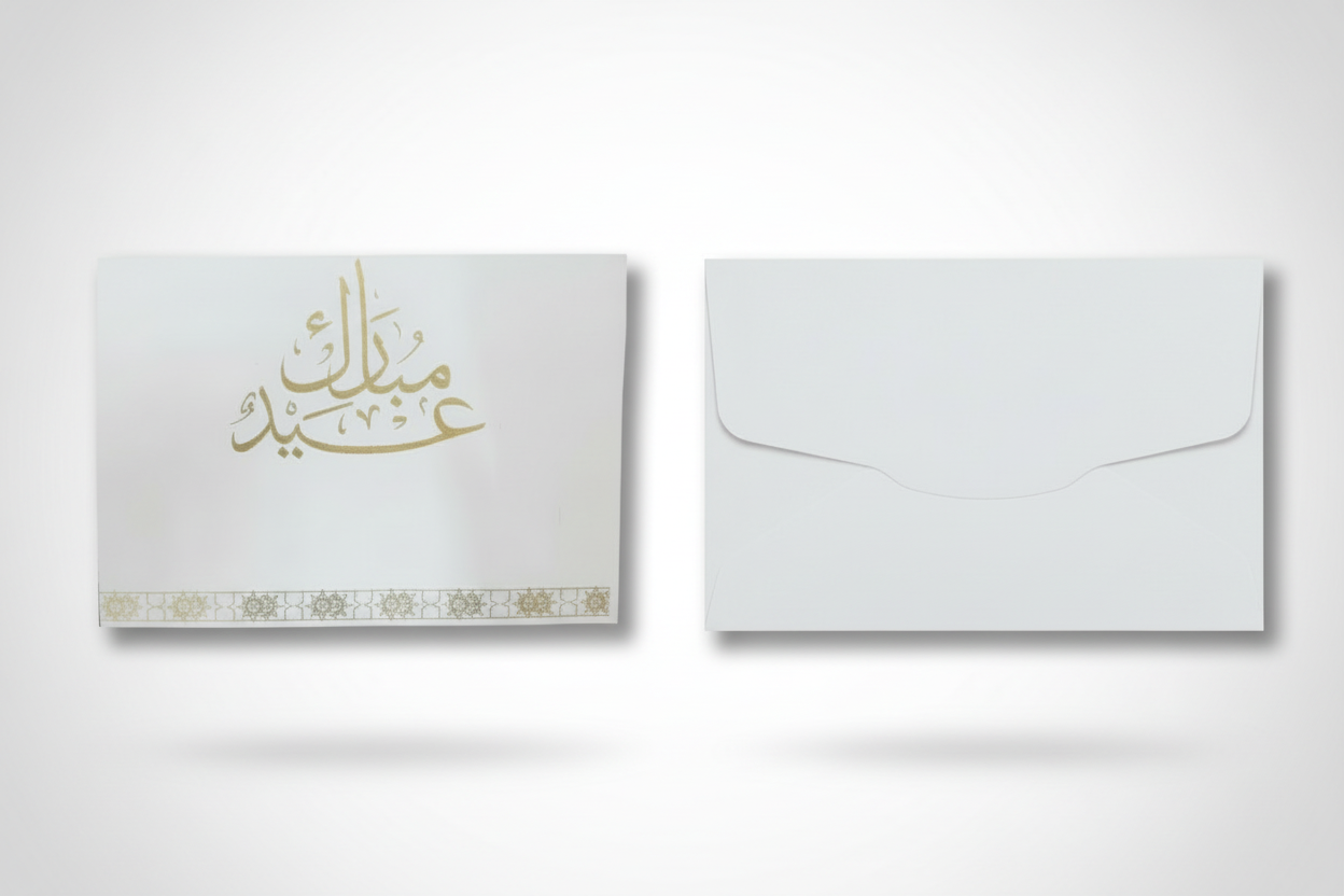 Eid Mubarak Gift Envelopes - Clean Background
