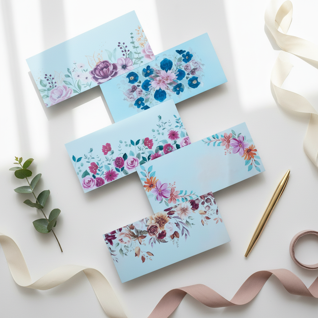 Floral Bliss Serenity Modern Style