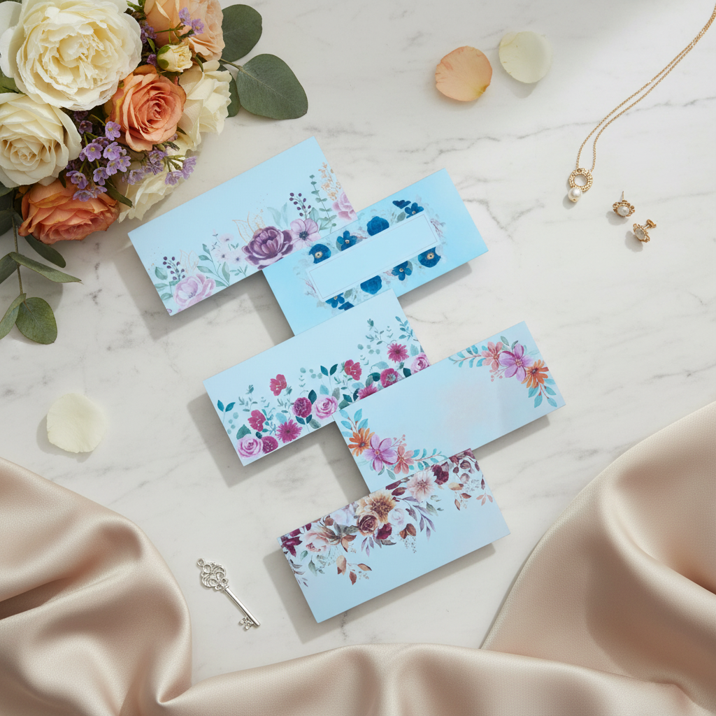 Floral Bliss Serenity on Marble