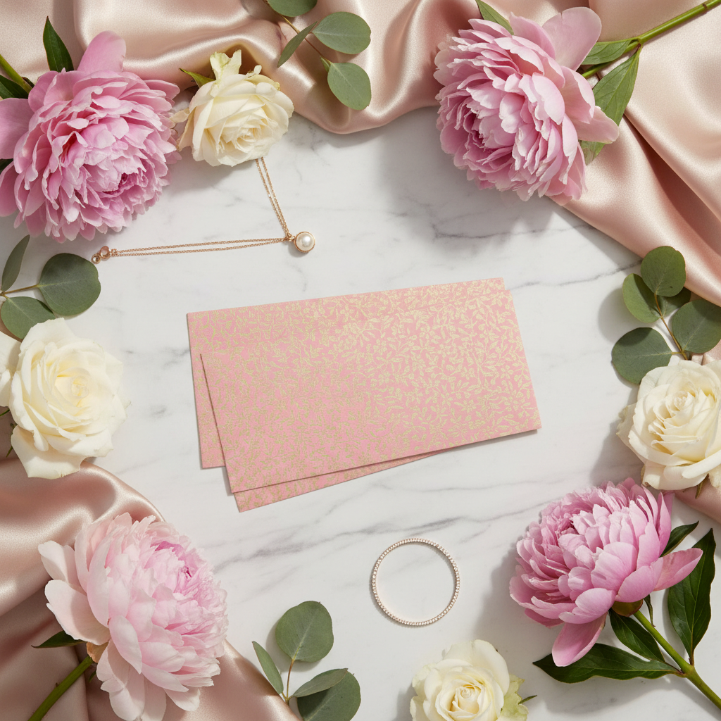 Gilded Blush on Marble