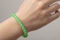 Green Matte Finish Beads Bracelet 4