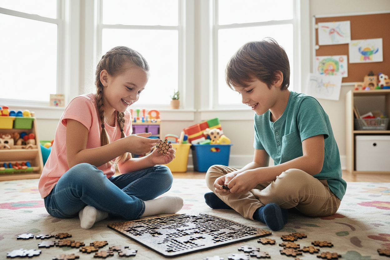 Honeycomb Fractal Puzzle - Kids Together