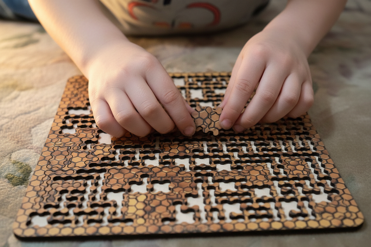 Honeycomb Fractal Puzzle - Last Piece