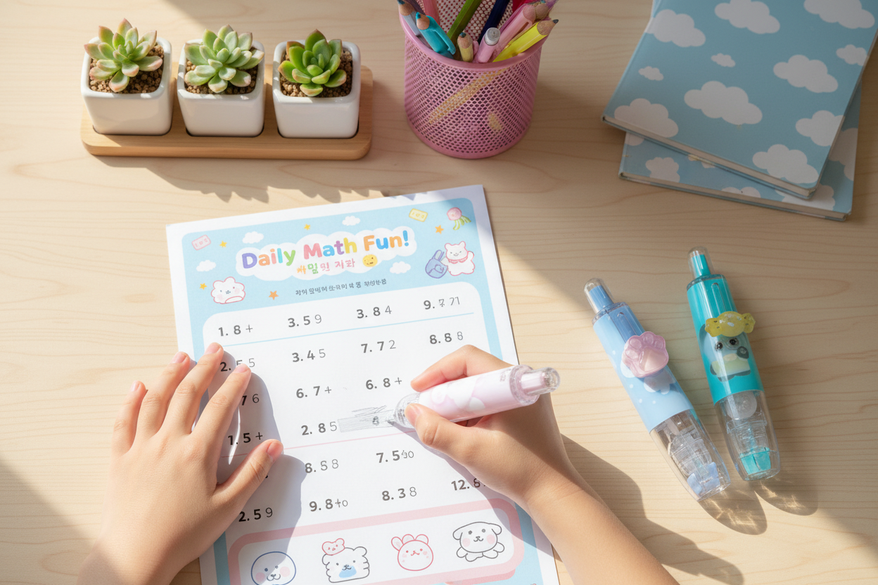 Kawaii Correction Tape – Kid In Use