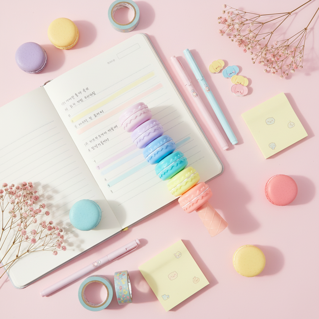 Macaron Highlighters – Lifestyle 1 (Pastel)