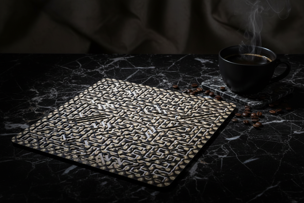 Mittimate Coffee-Bean Fractal Puzzle - Dark Luxury