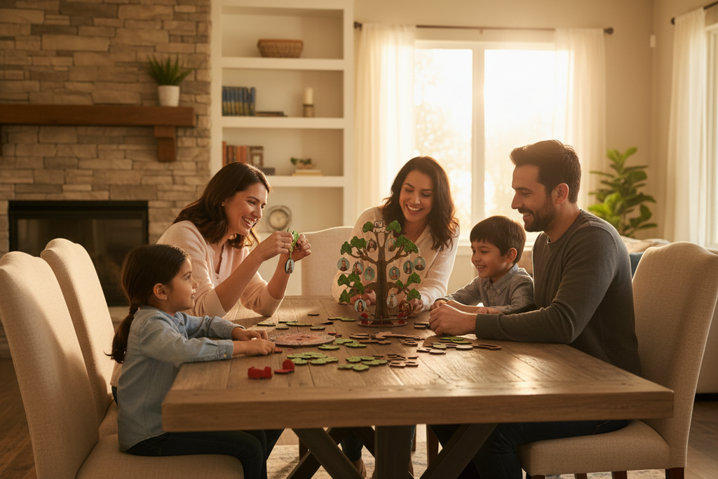 Mittimate DIY Family Tree – Family Scene