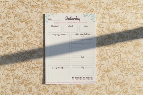 Planner on Gold Cream