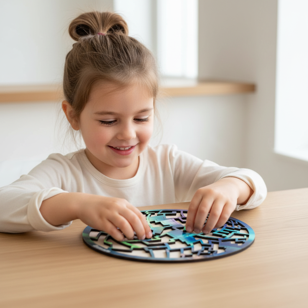 Puzzle – Kid at Oak Table