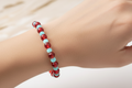 Red and Green Beads Bracelet 4