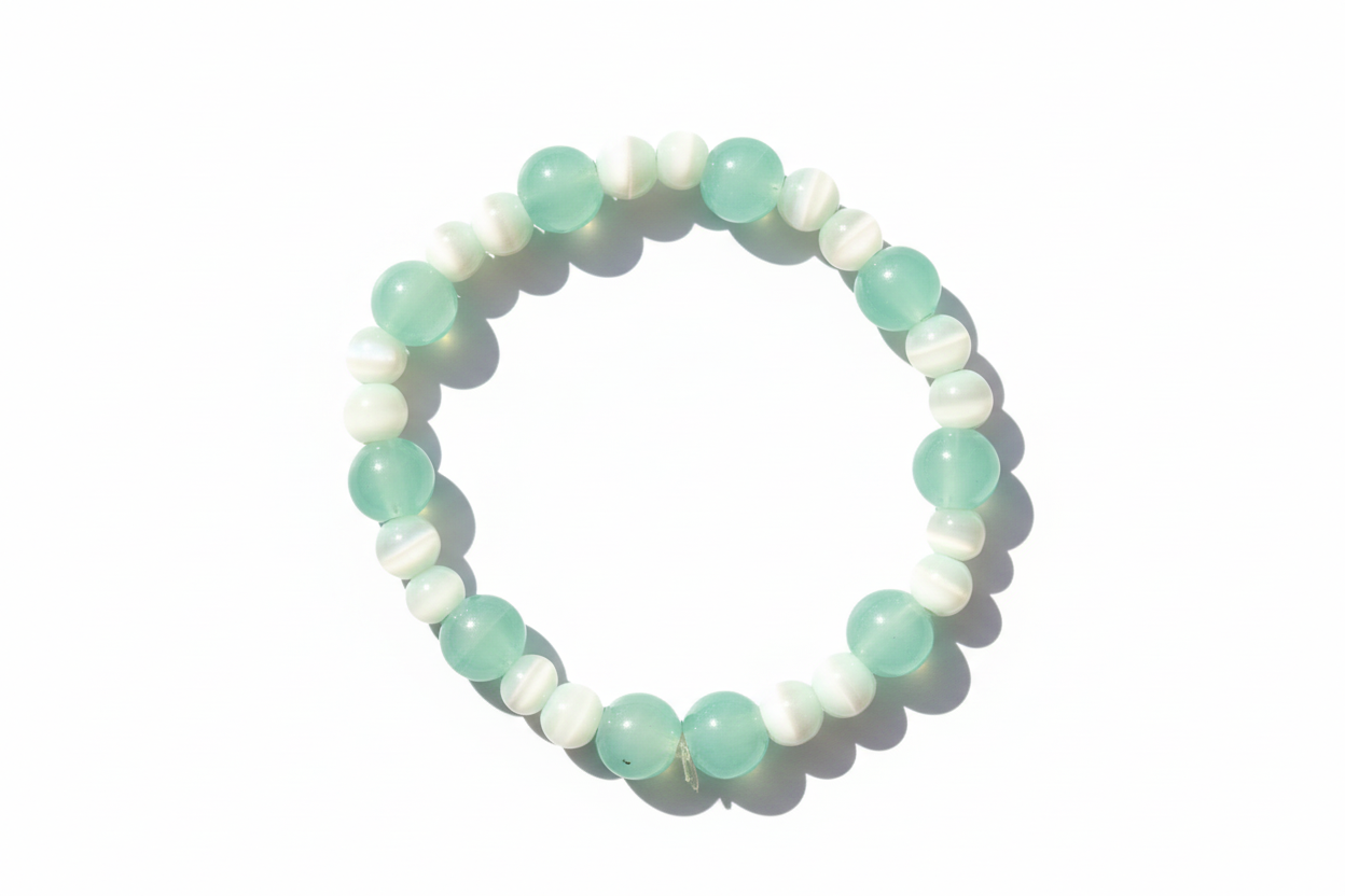 Sea Green Beads Bracelet 1
