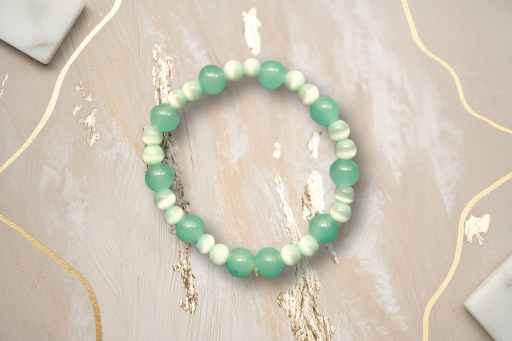 Sea Green Beads Bracelet 3