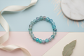 Transparent Blue Shaded Beads Bracelet 3