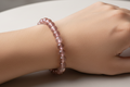 Transparent Brown Shaded Beads Bracelet 4