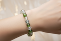Transparent Green Beads Bracelet 4