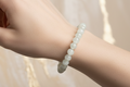 White Shaded Beads Bracelet 4